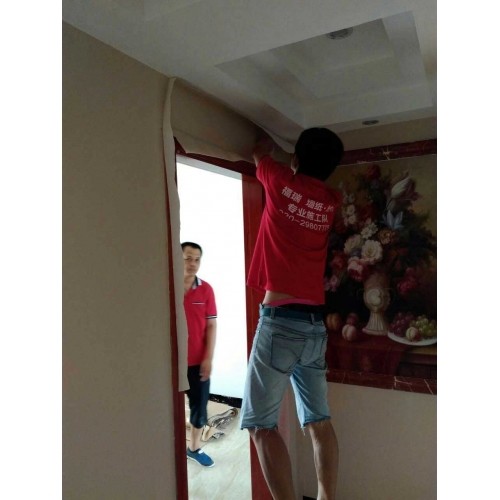 墙布施工