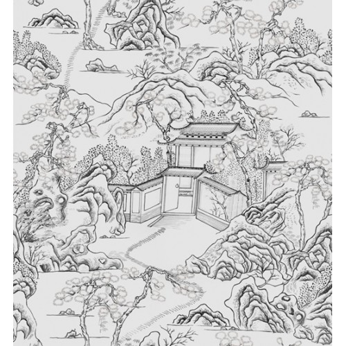 竹节真丝无缝墙布